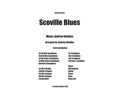 Scoville Blues Sheet Music