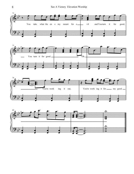 Free Sheet Music See A Victory
