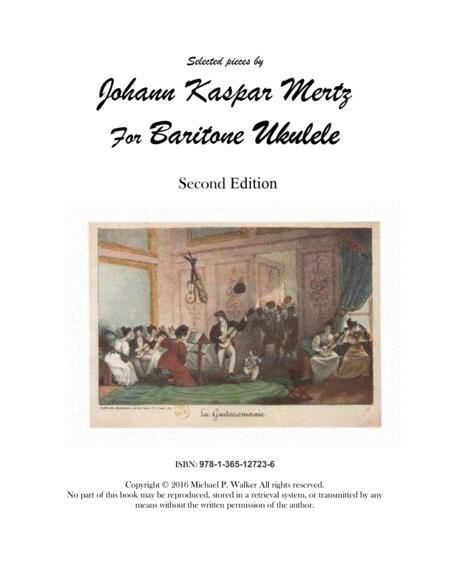 Selected Pieces By Johann Kaspar Mertz For Baritone Ukulele Sheet Music