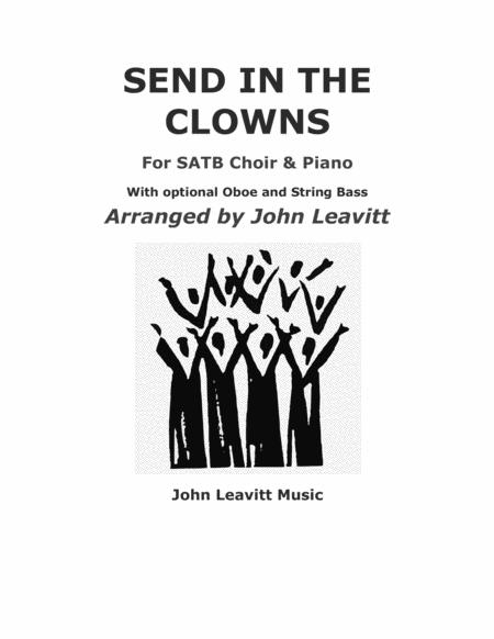 Send In The Clowns Satb Choir Piano With Opt Oboe Opt String Bass Sheet Music