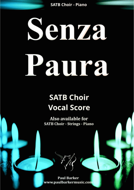 Free Sheet Music Senza Paura Vocal Score