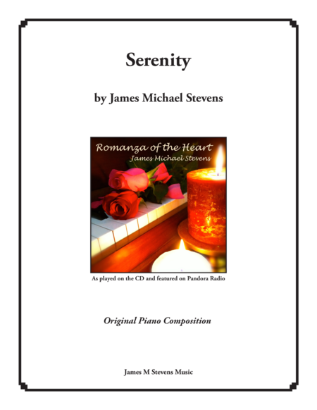 Free Sheet Music Serenity