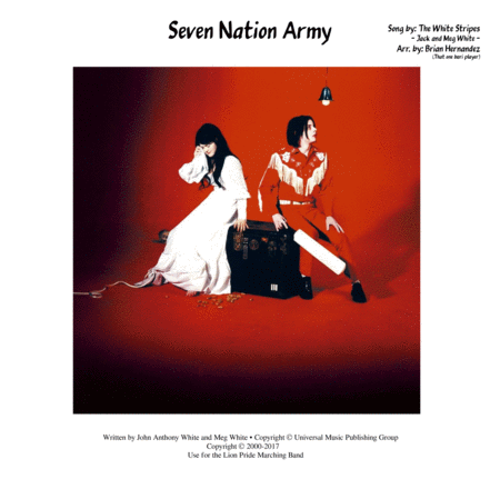 Seven Nation Army Marching Band Sheet Music