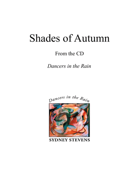 Shades Of Autumn Sheet Music