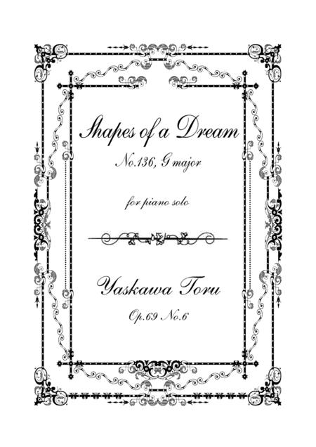 Free Sheet Music Shapes Of A Dream No 136 G Major Op 69 No 6