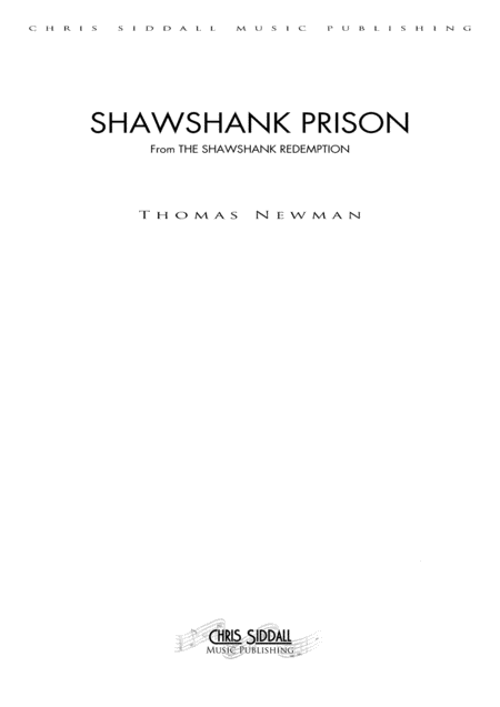 Free Sheet Music Shawshank Prison From The Shawshank Redemption