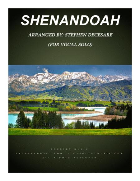 Shenandoah For Vocal Solo Sheet Music