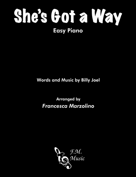 Free Sheet Music Shes Got A Way Easy Piano