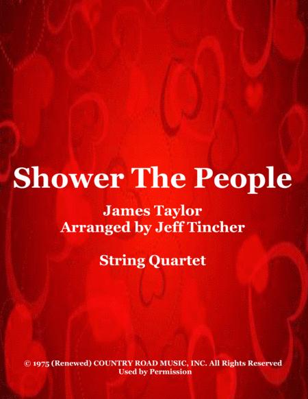 Free Sheet Music Shower The People