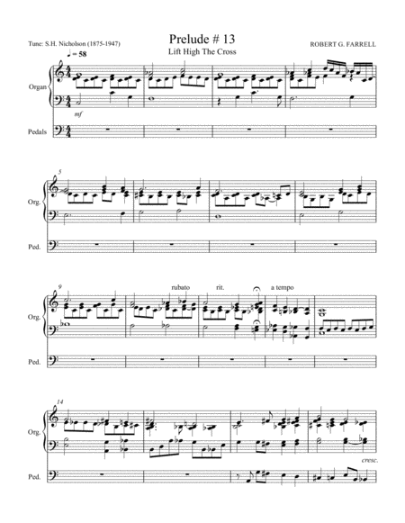 Free Sheet Music Showers Of Blessing Duet Alto Sax Piano With Score Part