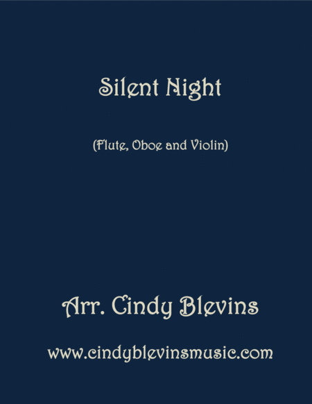 Silent Night Arranged For Flute Oboe And Violin Sheet Music