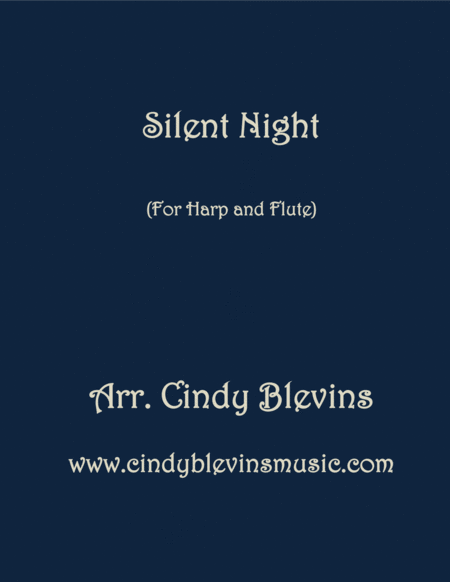 Silent Night Arranged For Harp And Flute Sheet Music