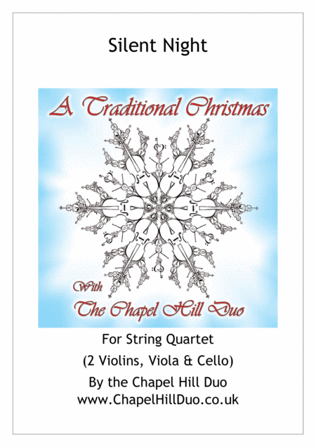 Silent Night For String Quartet Full Length Arrangement By The Chapel Hill Duo Sheet Music