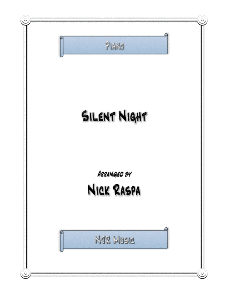 Silent Night Late Elementary Early Intermediate Sheet Music