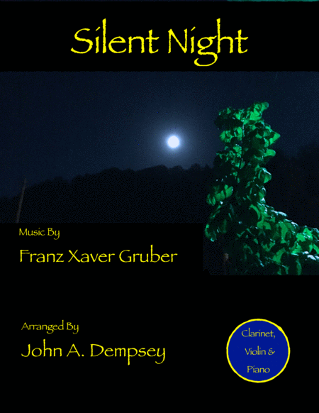 Silent Night Trio For Clarinet Violin And Piano Sheet Music