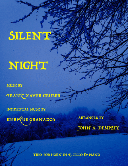 Free Sheet Music Silent Night Trio For Horn In F Cello And Piano