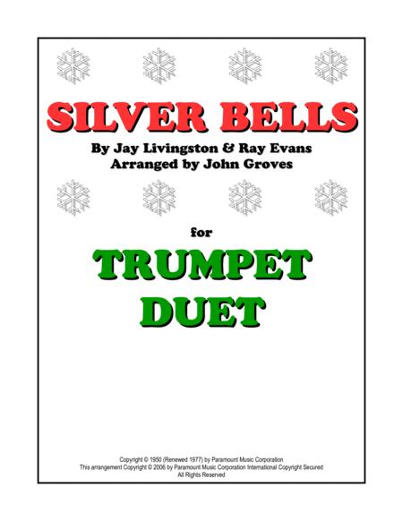 Silver Bells Trumpet Duet Sheet Music