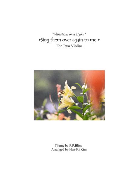 Sing Them Over Again To Me For Violin Duet Sheet Music