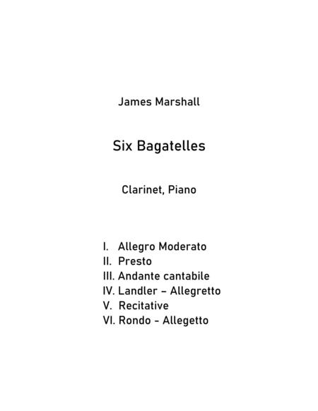 Six Bagatelles For Beethoven 250 Sheet Music