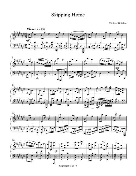 Skipping Home Sheet Music