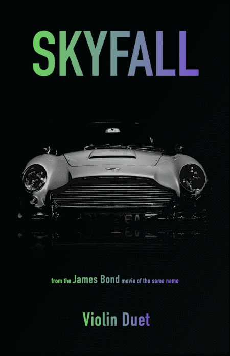 Skyfall James Bond Theme For Violin Duet Sheet Music