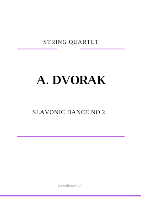 Slavonic Dance No 2 Sheet Music