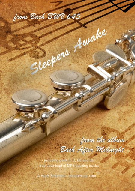 Free Sheet Music Sleepers Awake From Bach Bwv 645