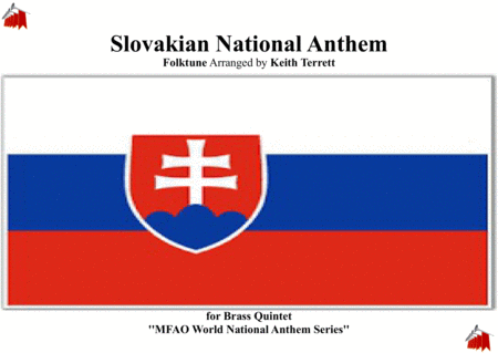 Slovakian National Anthem Nad Tatrou Sa Blska For Brass Quintet Sheet Music