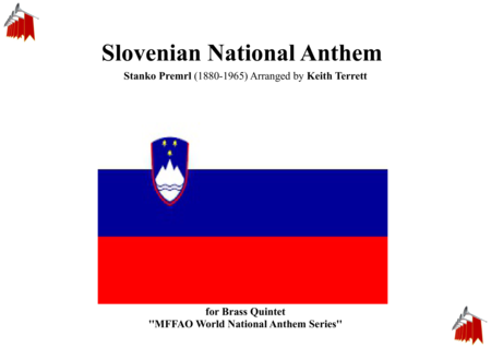 Free Sheet Music Slovenian National Anthem For Brass Quintet