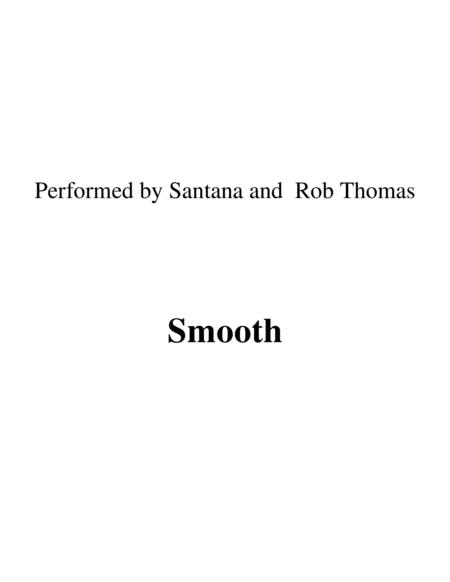 Smooth Performed By Santana And Rob Thomas Sheet Music