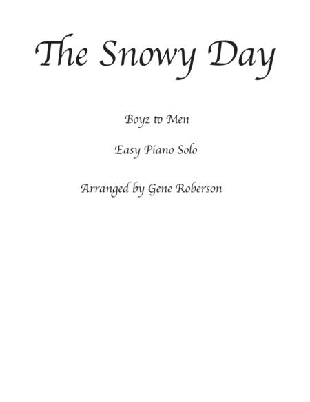 Free Sheet Music Snowy Day The Easy Piano