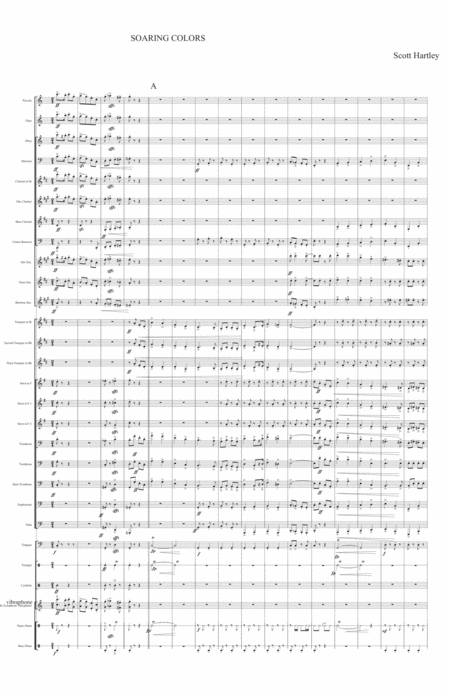 Soaring Colors March For Concert Band Or Wind Ensemble Sheet Music