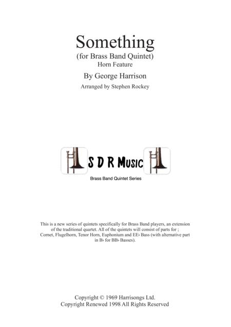 Free Sheet Music Something For Brass Band Quintet Horn Feature