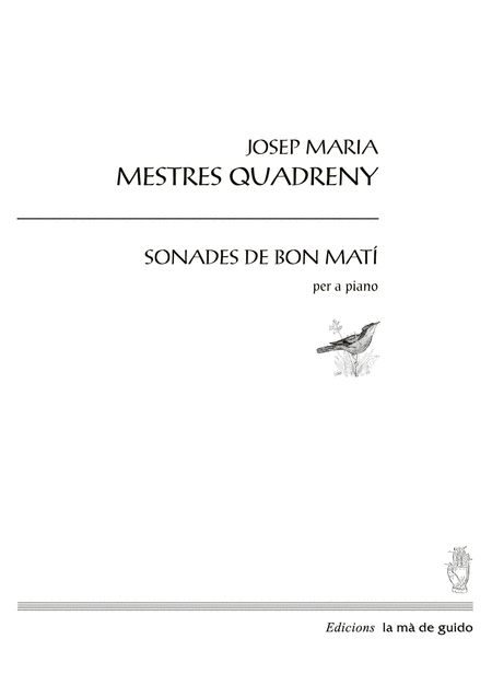 Free Sheet Music Sonades De Bon Mat