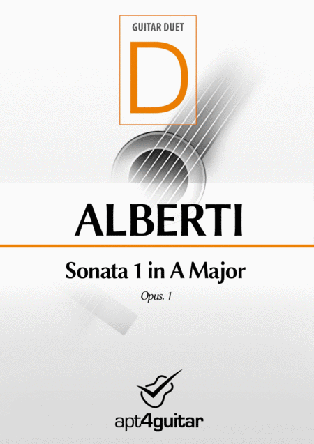 Sonata 1 In A Major Sheet Music