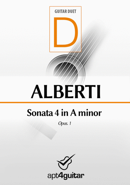 Sonata 4 In A Minor Sheet Music