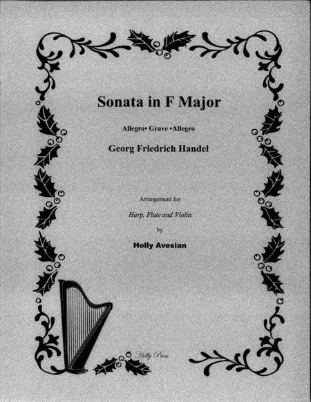 Sonata In F Major Sheet Music