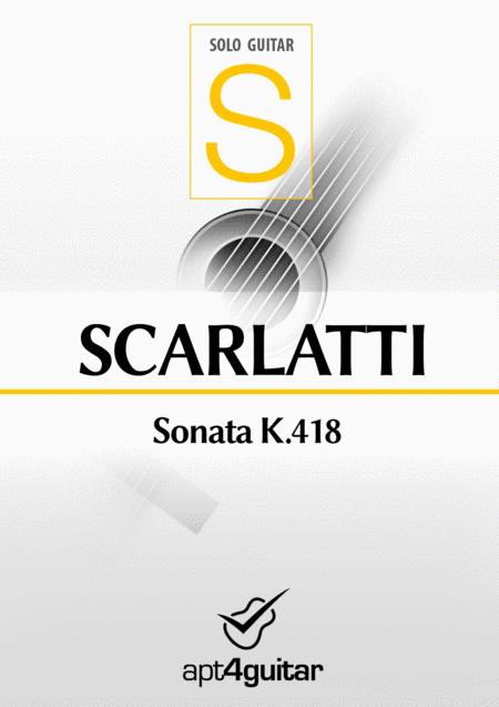 Sonata K 418 Sheet Music