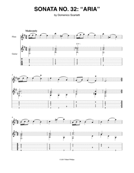 Sonata No 32 Aria Sheet Music