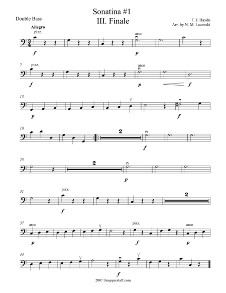 Sonatina 1 In C Major Movement Iii Sheet Music