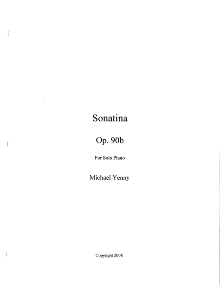 Free Sheet Music Sonatina Op 90b