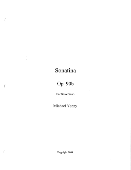 Sonatina Op 90b Sheet Music