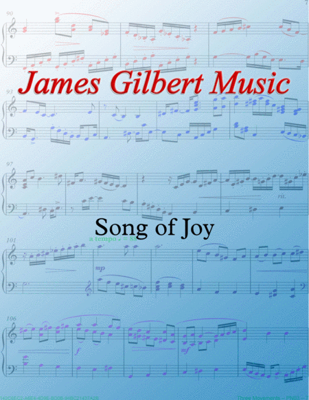 Free Sheet Music Song Of Joy