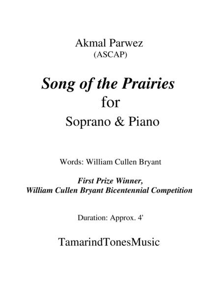 Song Of The Prairies For Soprano Piano Sheet Music