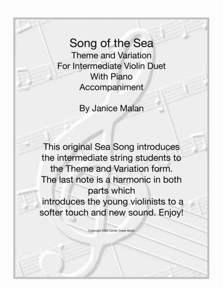 Song Of The Sea For Intermediate Violin Duet Sheet Music