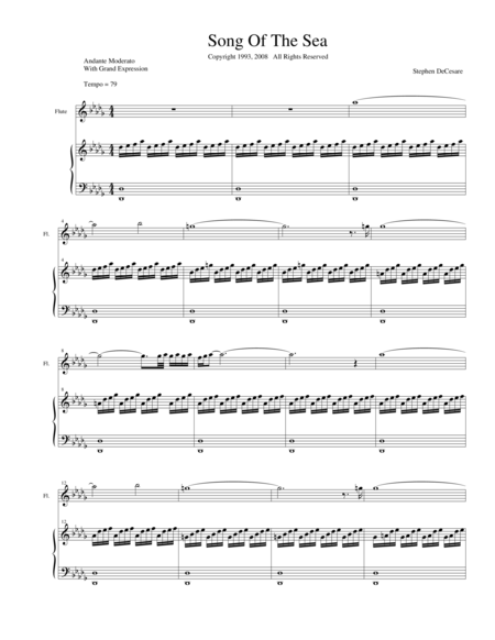 Song Of The Sea Sheet Music