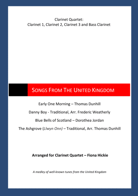 Free Sheet Music Songs From The United Kingdom