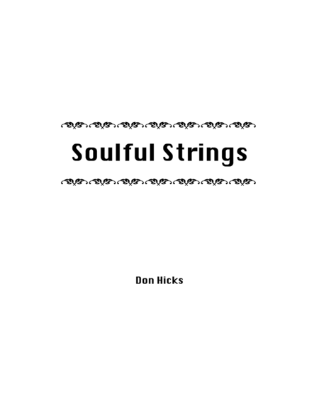 Soulful Strings Sheet Music