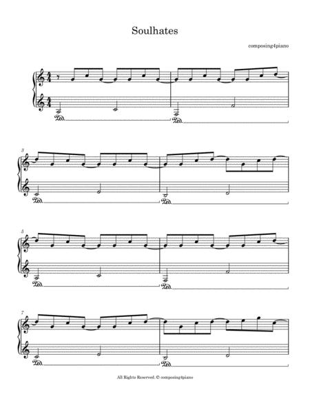 Free Sheet Music Soulhates