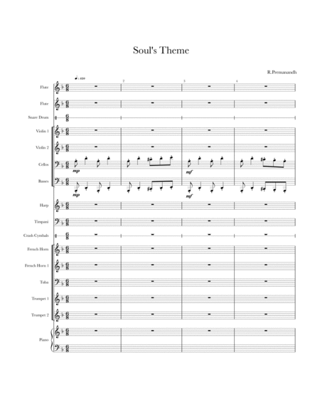 Souls Theme Sheet Music